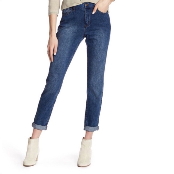 Seven7 Denim - Seven7 High Rise Vintage Mom Tapered Skinny Jeans